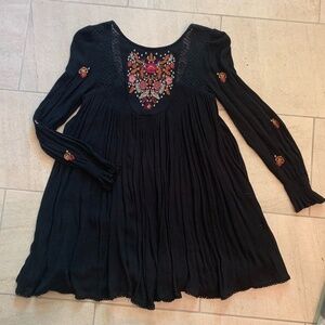 Free People cotton flowing dress